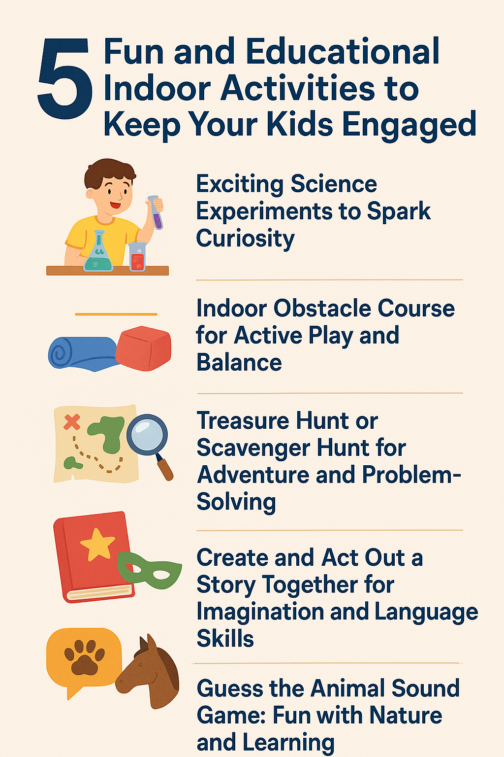5 Fun and Educational Indoor Activities to Keep Your Kids Engaged