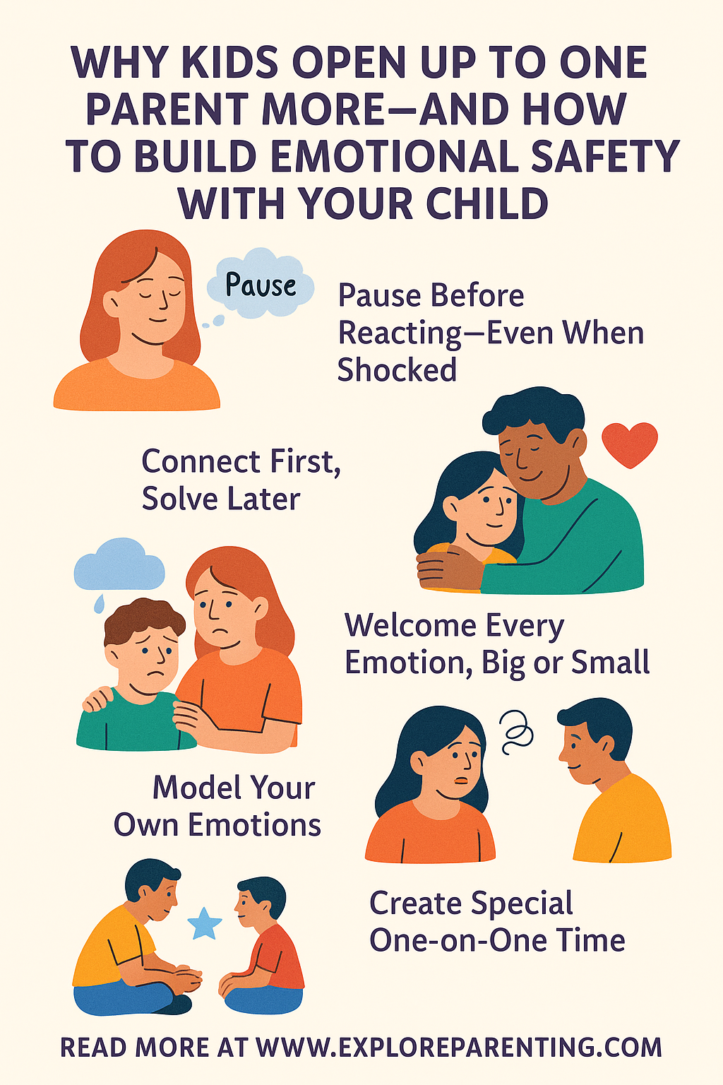 Why Kids Open Up to One Parent: 10 Essential Tips to Build Emotional Safety at Home