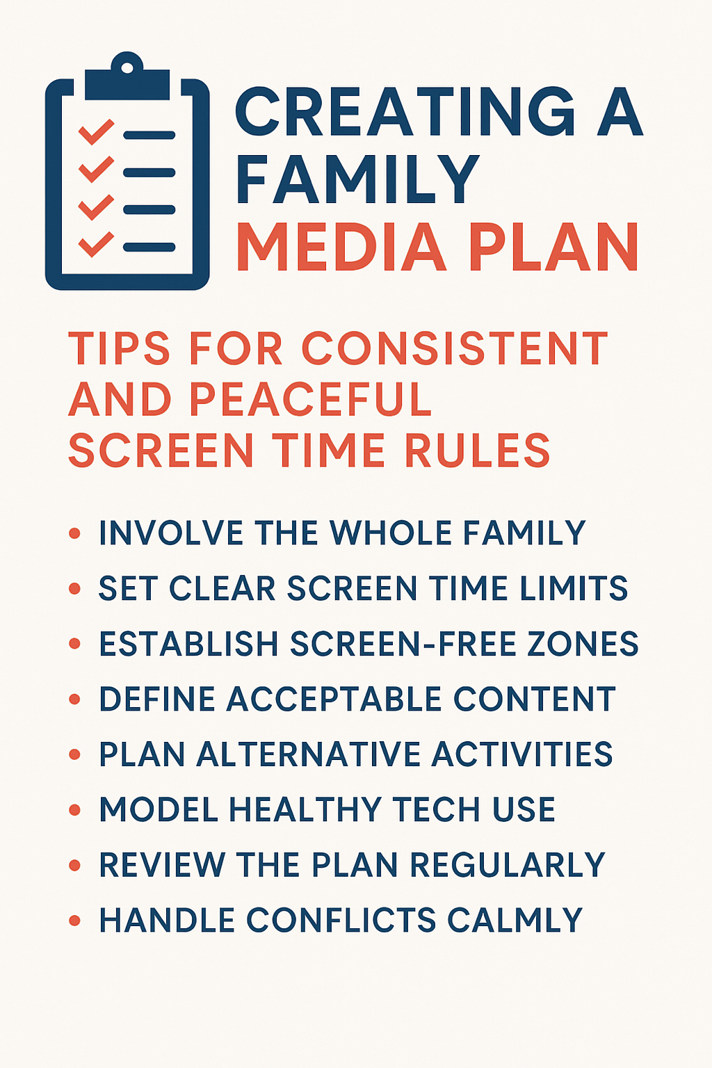 Creating a Family Media Plan: Tips for Consistent and Peaceful Screen Time Rules